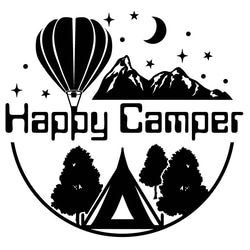 カッティングシート Circle Camper ステッカー キャンパー キャンプ アウトドア 車外アクセサリー 1枚目の画像