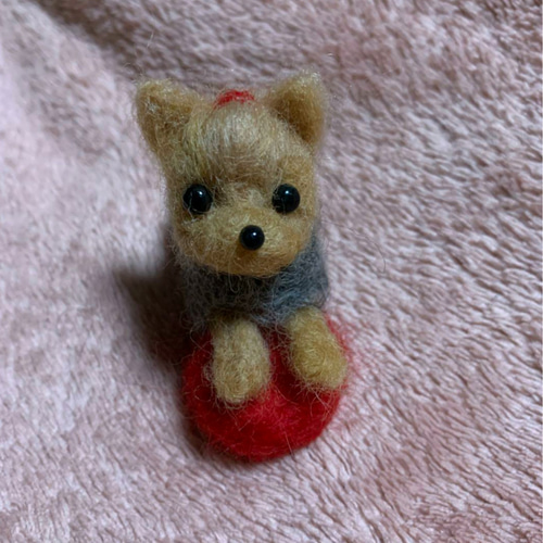 羊毛フェルトハンドメイド ヨーキー