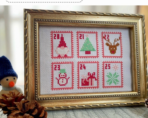 クロスステッチ完成品【アドベントカレンダー風】 59286ef3e1bfa29b8a69a78596dbd9