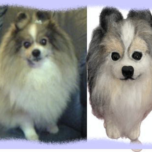 リアル羊毛フェルト犬オーダー メモリアル羊毛フェルト 羊毛 リアル羊毛フェルト犬オーダー メモリアル羊毛フェルト 羊毛