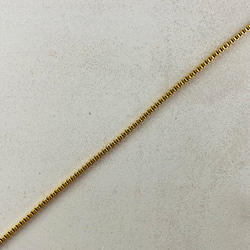 サージカルステンレス ゴールド ベネチアン チェーン ネックレス 3枚目の画像