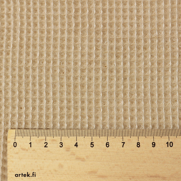 【10cm販売】日本オーガニックコットン協会の素材認証オーガニックコットン ワッフル ワッシャー加工無地sm-r0529 11枚目の画像