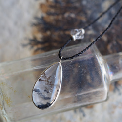 dendritic quartz silver necklace 5枚目の画像