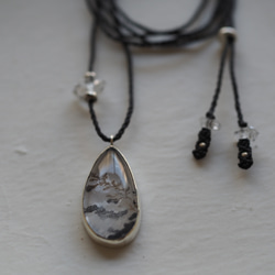 dendritic quartz silver necklace 7枚目の画像