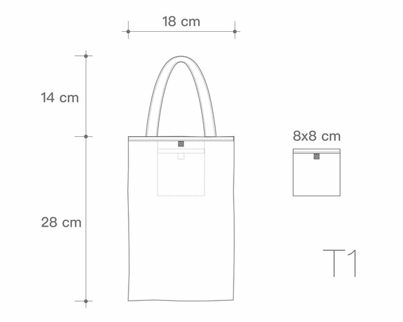 MiniTote 迷你托特袋 / 墨黑【tē-á 簡單袋】 第6張的照片