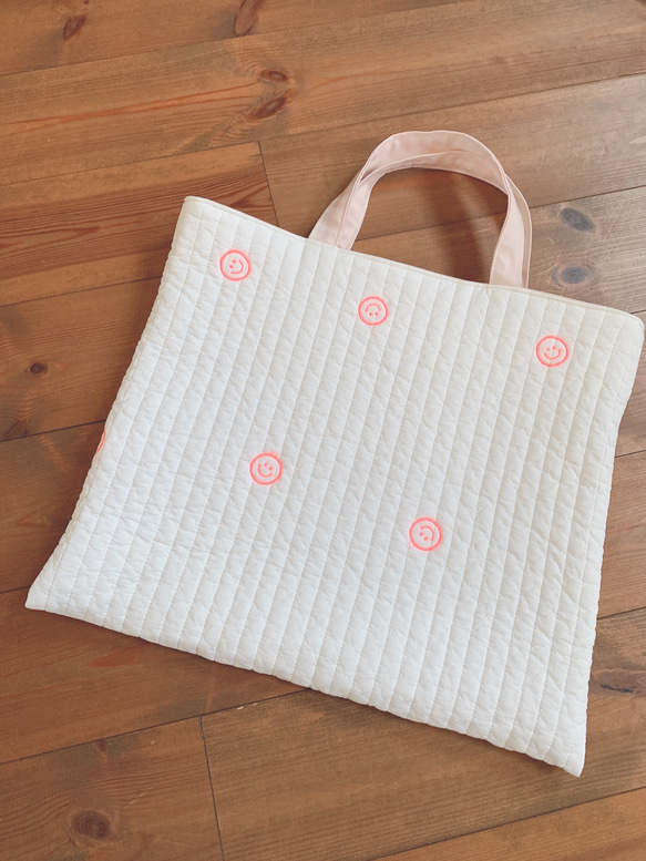ヌビキルト ニコちゃん刺繍ᵕ̈デコレクションズᵕ̈ヌビ イブル風