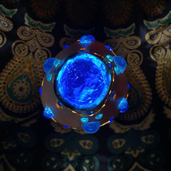 ミニひょうたんランプ《依り代ブルー》 12枚目の画像