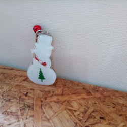 クリスマスのキーホルダー 雪だるま 12枚目の画像