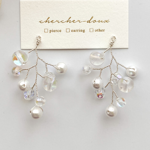 SWAROVSKI ピアス スワロフスキー 一粒 18金 ピンクゴールド CZ