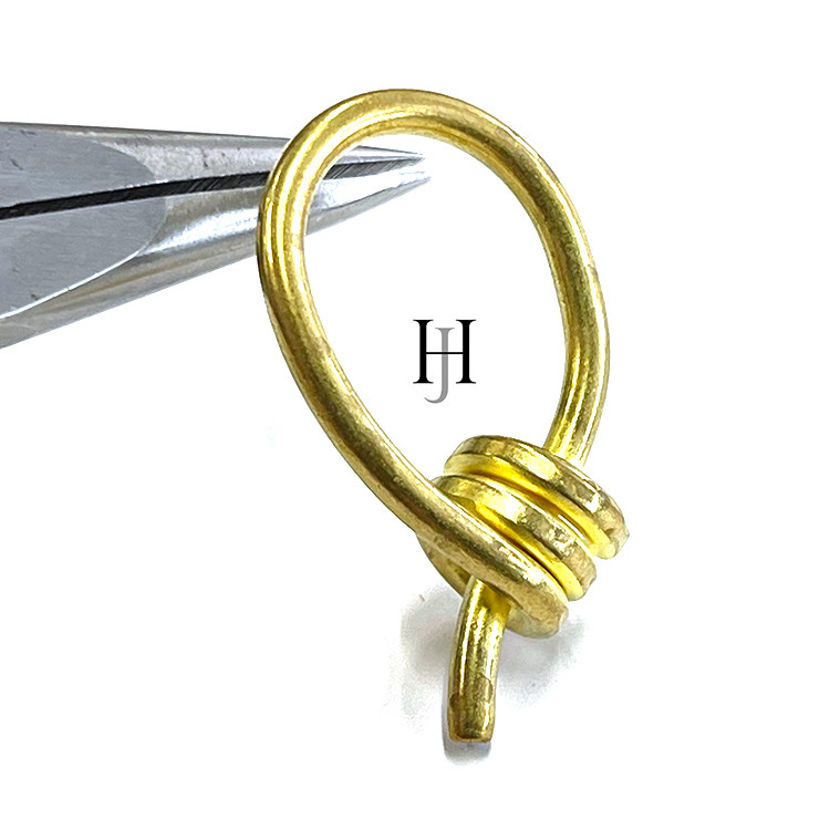 【50個】結びしずく形ピアス【je151】