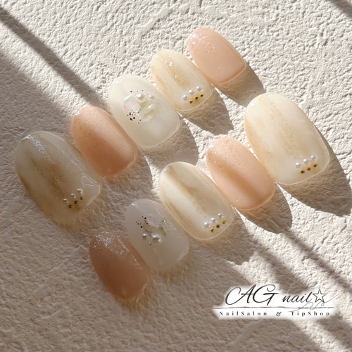 ミルキーニュアンス ネイルチップ 奥行きスモーキーニュアンスネイルチップ(031） - ネイルチップ通販