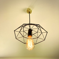 アンティーク鳥かご風　照明   　ペンダントライトモダン アンティーク鳥かご風 ブラック ペンダントライトモダン