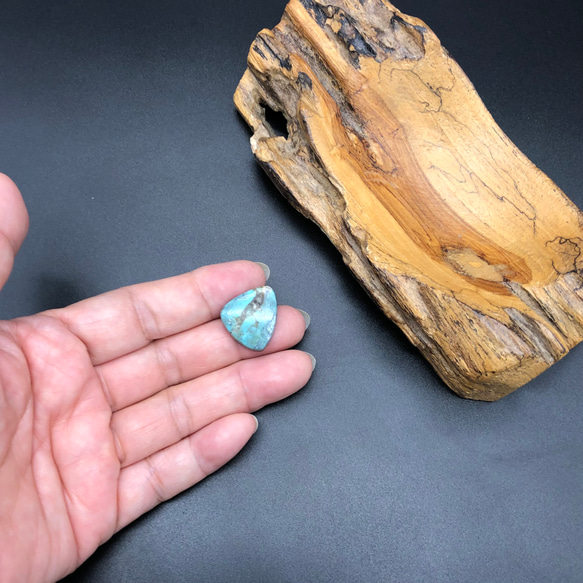 10,4ct Natural Turquoise アメリカ産ターコイズ　A-138 ルース 天然石 ナチュラル 6枚目の画像