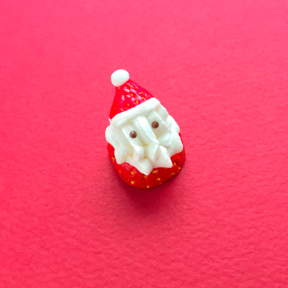 【いちごサンタ】キーキャップ  (メカニカルキーボード, Cherry MX軸)【クリスマス限定】 2枚目の画像