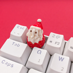 【草莓聖誕老人】鍵帽（機械式鍵盤，Cherry MX軸）【聖誕節限定】 第1張的照片