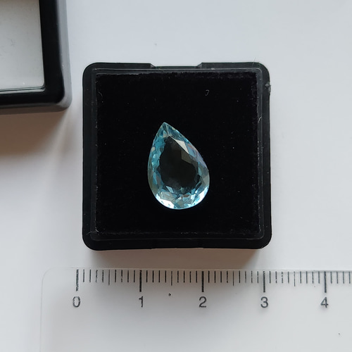 高品質✨ロンドンブルートパーズ4.2ct ルース✩.*˚ 天然石 FIQ 