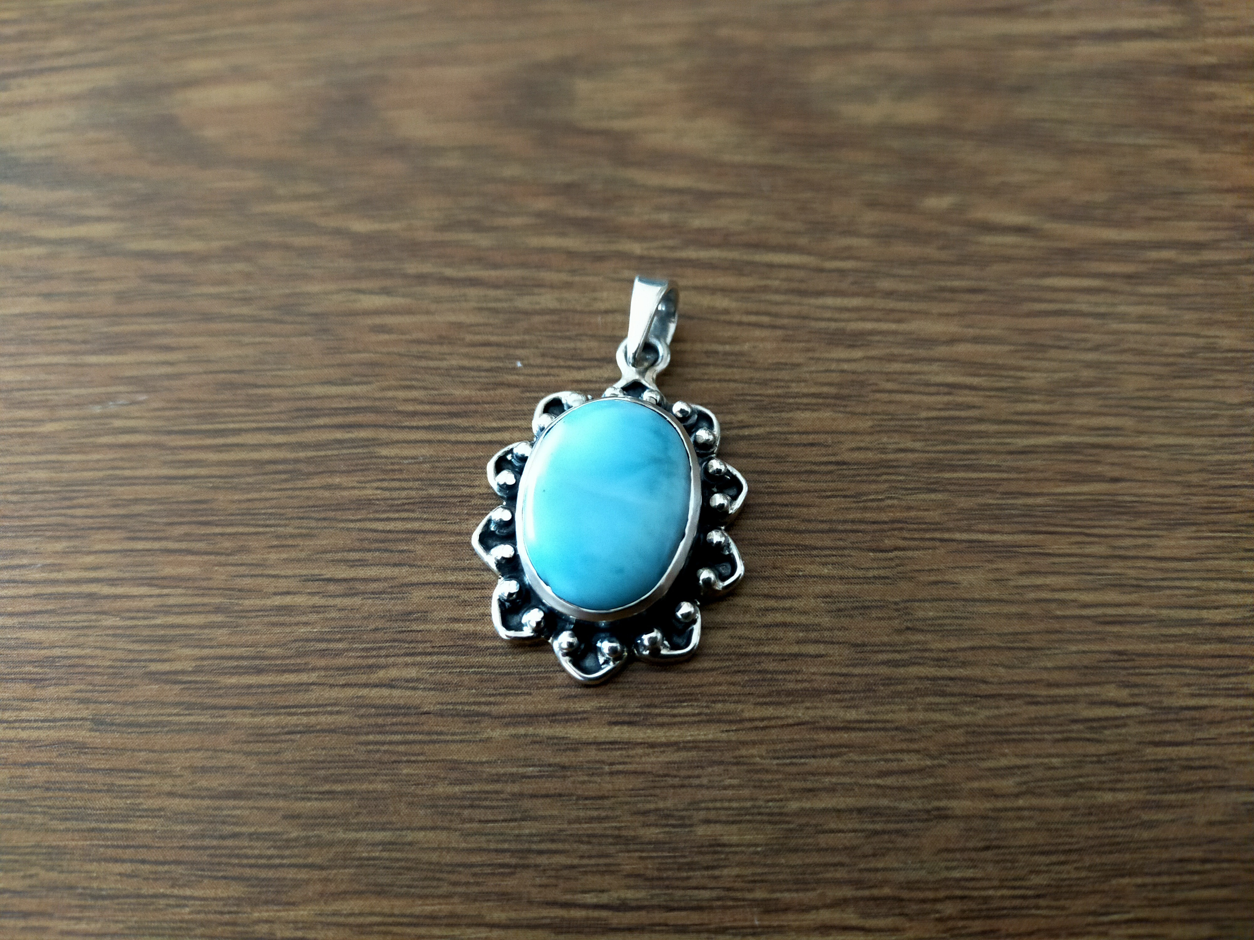 ラリマーのペンダントトップ 15,620円