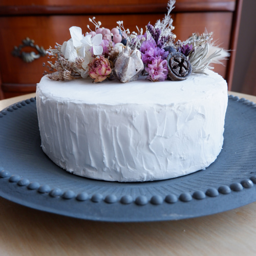 ドライフラワーのフェイクケーキ ドライフラワー petite riviere 通販  