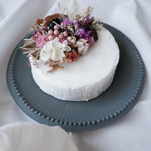 ドライフラワーのフェイクケーキ ドライフラワー petite riviere 通販  