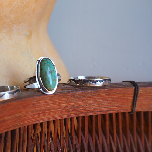 マウンテンリング 山リング シルバー925 16号 一点物 指輪・リング