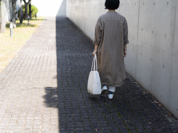 Hippo tote 生成り 6枚目の画像