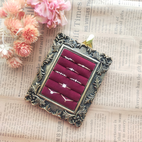 アンティーク リングケース 3点セット 楽天市場】真鍮 ガラスケース スクエア 四角形【セット】【リング