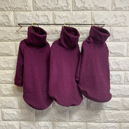 ミニチュアピンシャー/ミニピン アランニットセーター ペット服