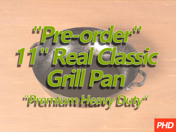 11インチ Real Classic グリルパン "Premiuｍ Heavy Duty" 1枚目の画像
