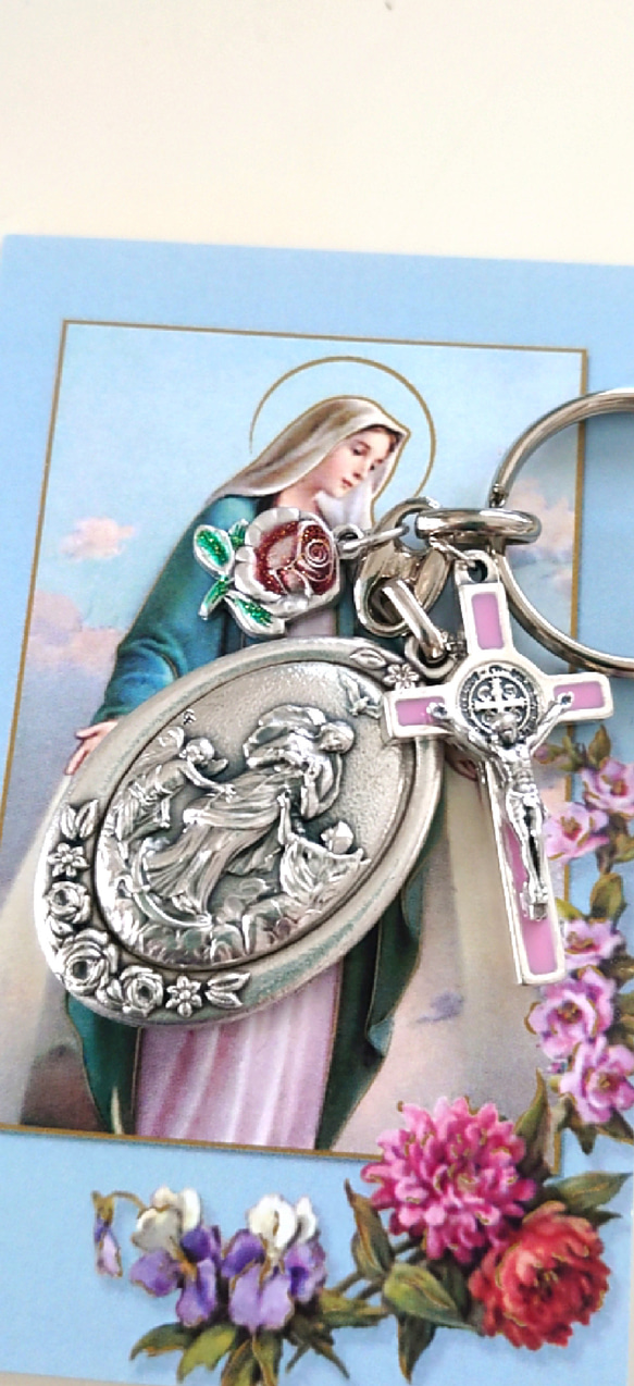 マリアの目が花