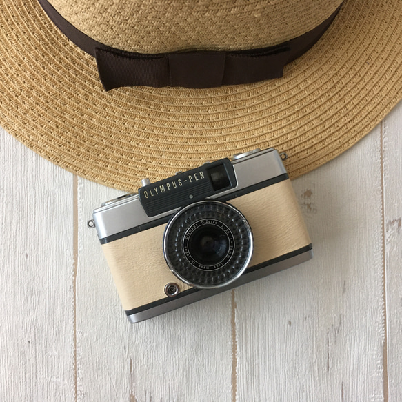 整備済・完動品】 OLYMPUS PEN EE-2 ボルドーブラウン 整備済み完動品】