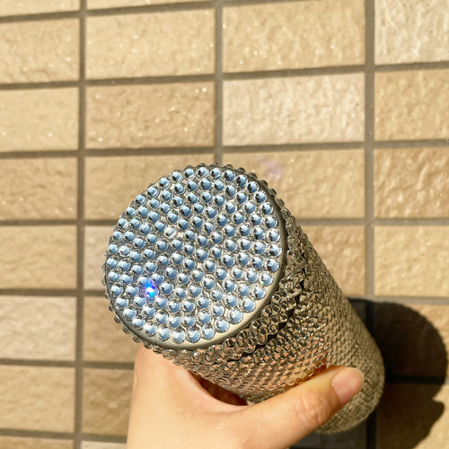 デコ 水筒 ゴールド 定価約2万 スワロフスキー デコ 水筒 ゴールド 定価約2万 スワロフスキー