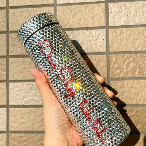 デコ 水筒 ゴールド 定価約2万 スワロフスキー デコ 水筒 ゴールド 定価約2万 スワロフスキー