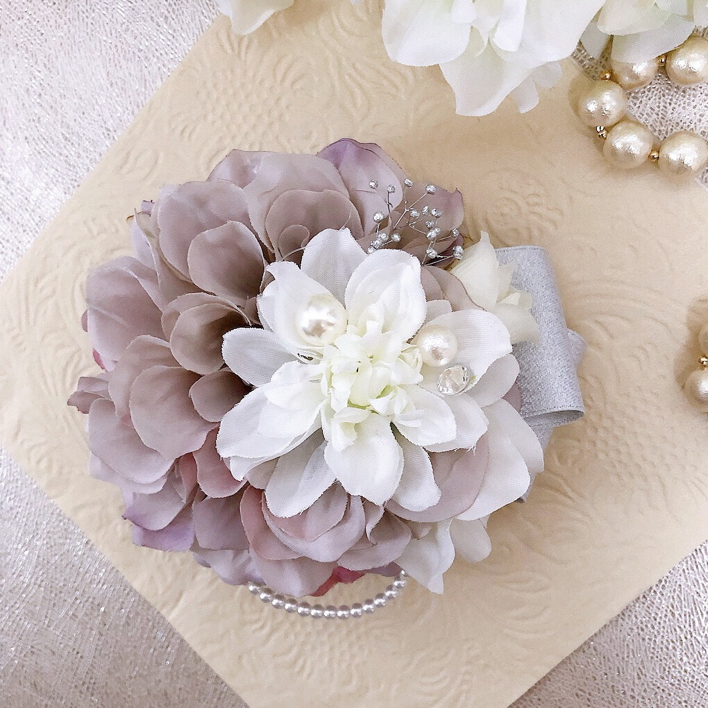 130size ラベンダー×花柄 セレモニー 入学 卒園 結婚式 フォーマル