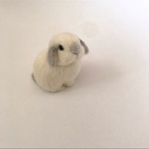 羊毛フェルト オーダー 「リアルで可愛いウサギちゃん」ホーランドロップイヤー うさぎ 羊毛フェルト ロップイヤー ホーランドロップ ミニうさぎ