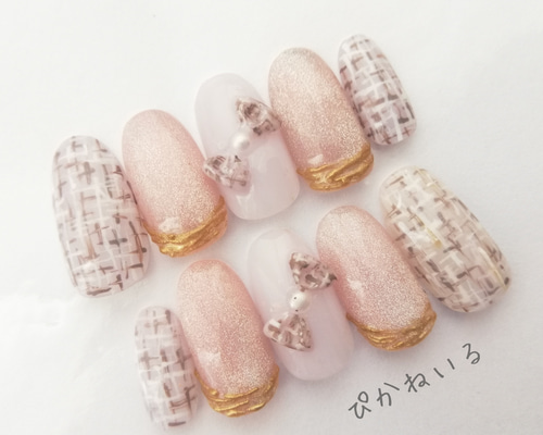 ちくわわ ツイードチョイス＋桃ツイードぷるマグネット＋ピンクソフト e4c9937bb05d6c727b21fd44499b05