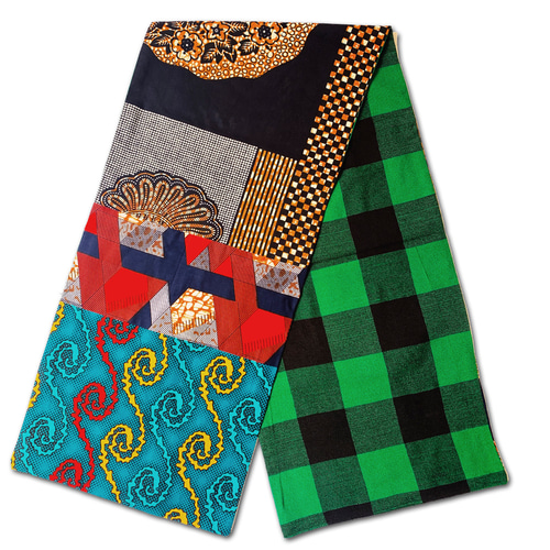 マサイシュカ ブランケット masai shukas アフリカ マサイ ストール カラフルマサイシュカストール（黄）（マサイシュカ×キテンゲ