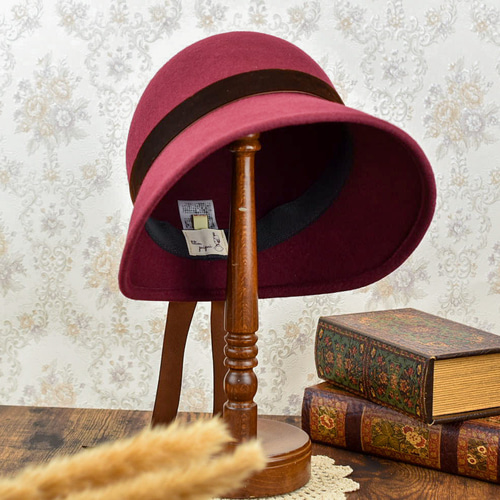 □受注制作□憧憬のコケティッシュクロシェ~そばかす~ レトロ 冬帽子