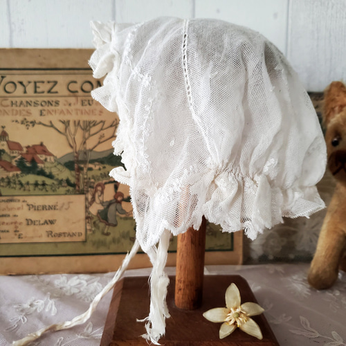 チュールレース　ボネ チュールレースボネ