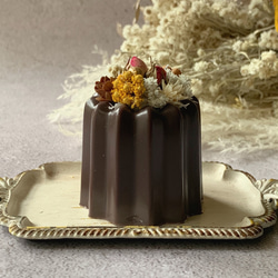 〈香り選べる〉カヌレのワックスサシェ/チョコレート 2枚目の画像