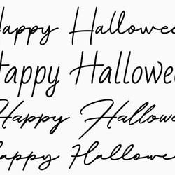 ハロウィン　タペストリー　手書き　横型　Halloween 2枚目の画像