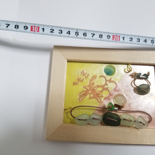 ろくある♡シーグラスアート シーグラスアート （【シーグラスアートを作ろう】作り方と勝手