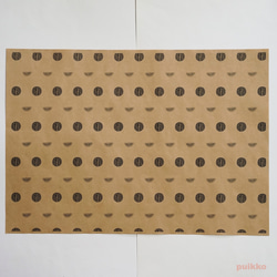 紙製ブックカバー　フルーツ（モノクロ）　A3判 2枚目の画像