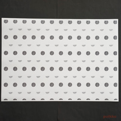 紙製ブックカバー　フルーツ（モノクロ）　A3判 8枚目の画像