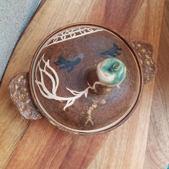 送料無料★1,500円お値引き済★ゾウさん土鍋【ご飯が炊ける土鍋・鼻ちょうちん】皮むき青りんご栓 鼻ちょうちん 5cｍ