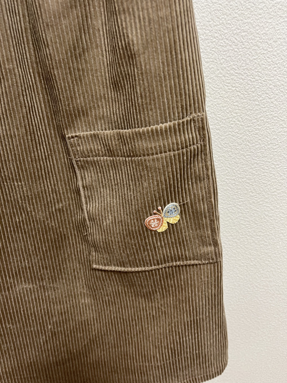 花柄リバティプリントを使ったジャンパースカート 5枚目の画像