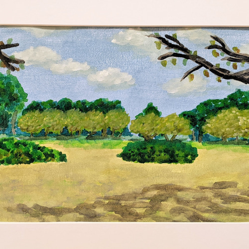 古代の風景B 水彩画原画 (F4) 絵画 yko 通販 14808737｜Creema