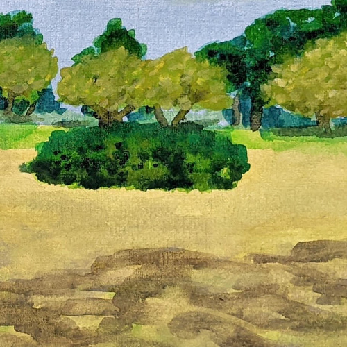 古代の風景B 水彩画原画 (F4) 絵画 yko 通販 14808737｜Creema