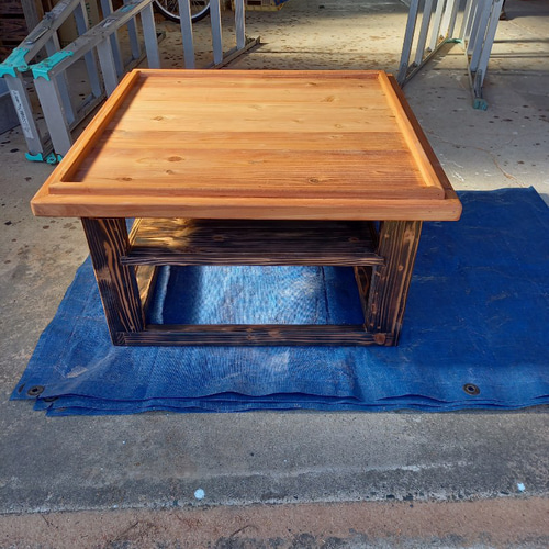 柿渋塗麻雀卓 柿渋塗麻雀卓