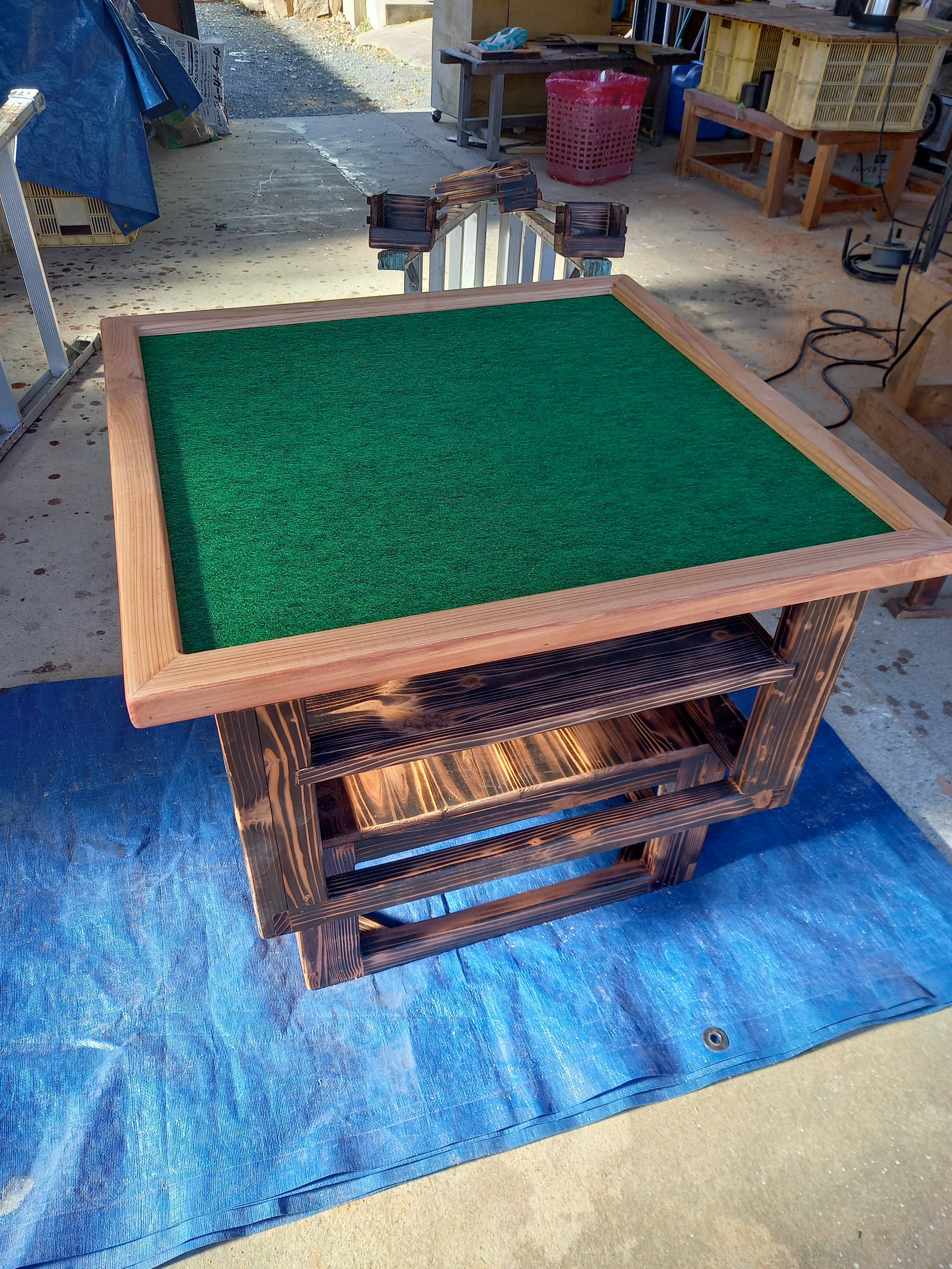 柿渋塗麻雀卓（オーダー仕様） 15,000円