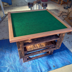 柿渋塗麻雀卓（オーダー仕様） 机・デスク ヒロ工房 通販 14808744